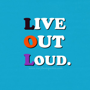 How You Live Your Life Each