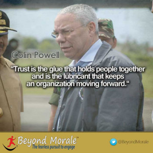 Image – Colin Powell trust quote