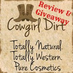 Cowgirl Dirt Cosmetics Review and Giveaway
