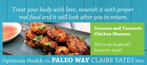 Paleo Recipe Coconut Chicken Skewers Optimum Health