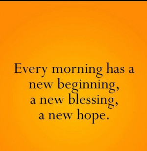 Good Morning! Have Hope