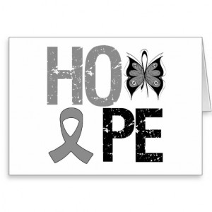 Hope Brain Cancer Awareness Cards