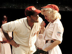 Scene from A League of Their Own where manager is yelling at player