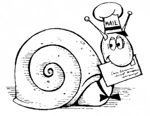 have you ever heard anything about snail mail yup the snail a footless ...