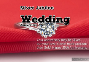 Silver Jubilee Wedding Anniversary Quotes