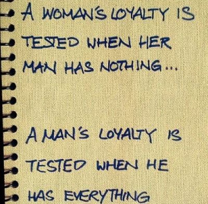 Woman’s Loyalty Is Tested