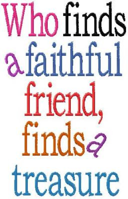 20 FRIENDSHIP QUOTES & SAYINGS EMBROIDERY DESIGNS