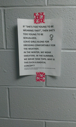 ... Women Protesting Against Their School Dress Codes: You are Awesome