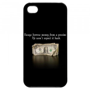 Funny Words Of Wisdom Quotes iPhone 4 Case