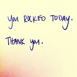 ... or write thank you to a coworker. Sticky notes will create smiles