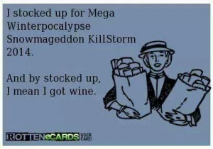 Sadly I forgot wine!