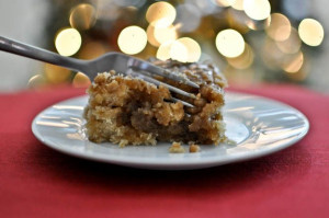 Eggnog Breakfast Crumble Crunch Cake. I think I will make this for the ...