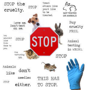 Stop Animal Testing,Poster - against-animal-testing Fan Art