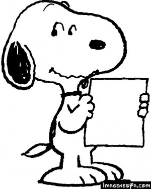 Las mejores y mas divertidas imagenes de Snoopy, para colorear y de ...