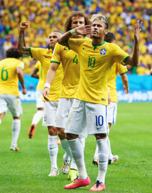 brazil nt david luiz Neymar World Cup 2014 worldcupedit