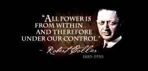 All power is from withing and therefore under our control.