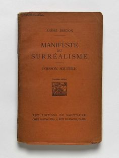 writings include the first surrealist manifesto manifeste du ...