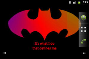 Batman Quotes LWP 2.0 screenshot 2