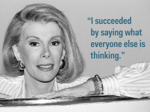... career 9 quotes from joan rivers on the key to a successful career