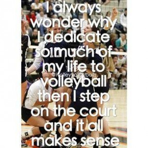love volleyball | Sayings(: