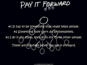 Movie Pay It Forward Quotes