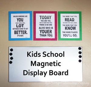 Kids Display Board by Simplistically Sassy