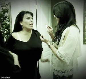 Getting heated: Renee Graziano and Carla Facciolo had planned to talk ...