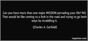 Never Straddling The Fence