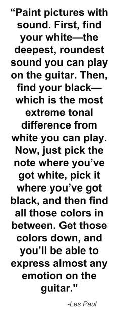 ... guitar quote from les paul more guitar quotes quotes stuff a quotes