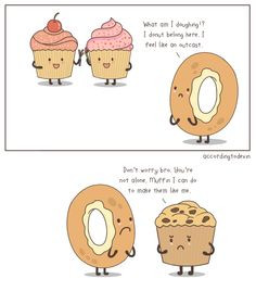 and muffins more cute puns food comics funny cute cartoons food ...