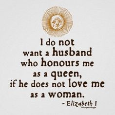 Queen Elizabeth I....