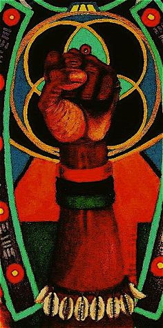 The Black Power fist is a logo associated with black nationalism and ...