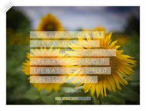 Life is a dream realize it quote