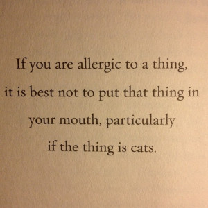 Allergy Quotes Funny