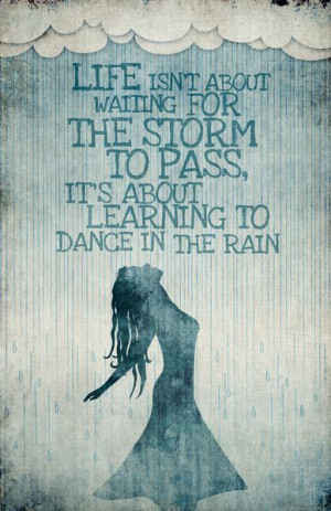 Dancing in the Rain Art Print by Ciara Panacchia | Society6