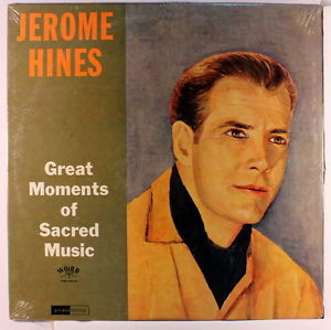 JEROME HINES Great Moments Of Sacred Music christian vinyl LP