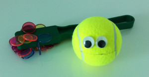 Tennis Ball And Quote Print