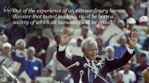 The Late Nelson Mandela in his own words