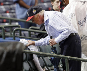 ... Atlanta Braves in Atlanta, Wednesday, Aug. 14, 2013. (AP Photo/John