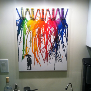 ... Art, Canvases Crayons, Crayons Art, Easy Art, Diy'S Art, Crayons