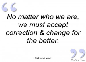 no matter who we are mufti ismail menk
