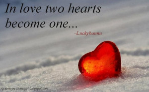 hearts one love quotes two hearts one love quotes two hearts one love ...