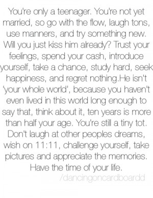 Teenage Quotes