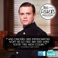 ... easy when you're 'Mrs Hugh Collins'.