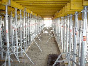Concrete Slab Formwork Supporting System Instead of DOKA System