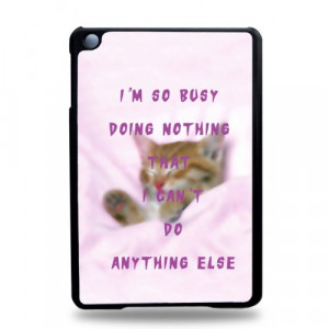 Mini iPad Case Quote