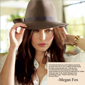 megan fox quotes on love
