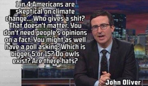 John Oliver And Climate Change Skeptics