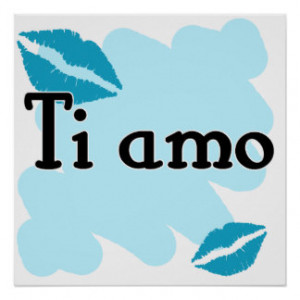 Ti amo - Italian I love you Print
