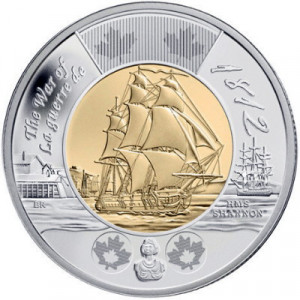 HMS Shannon, War of 1812 - #1 in a series of five $2 commemorative ...